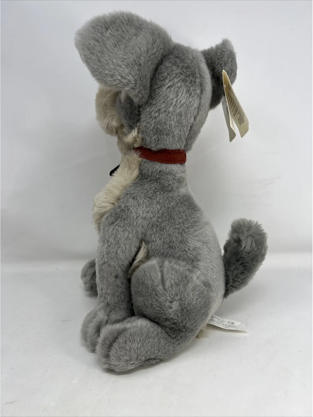 Vintage NWT Disney Store The Lady and the Tramp 14” Plush Doll with Metal Tag